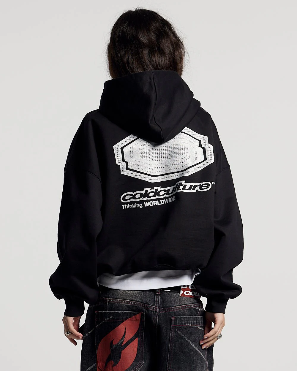 GLITTER HOODIE BLACK - Image 5