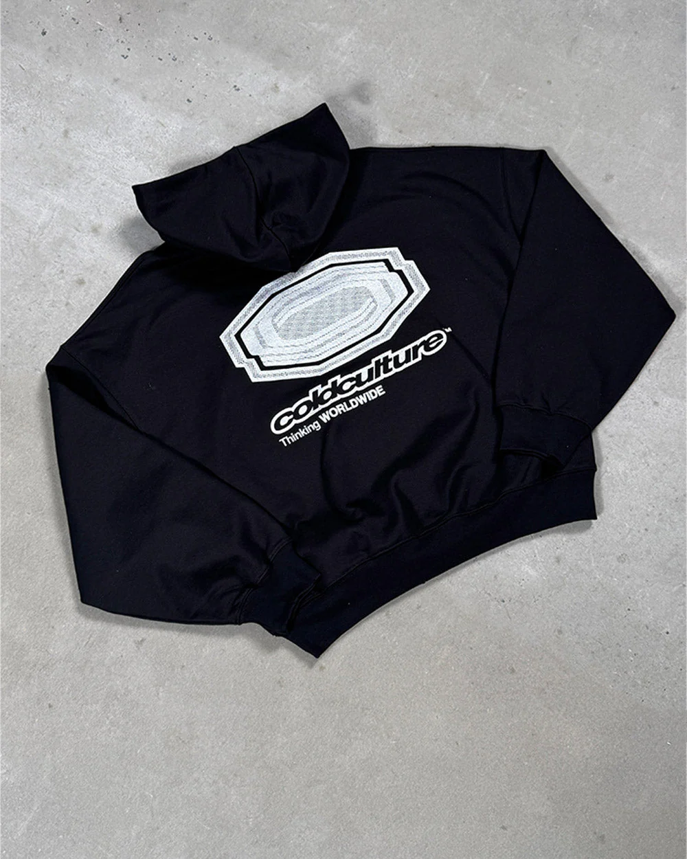 GLITTER HOODIE BLACK - Image 7