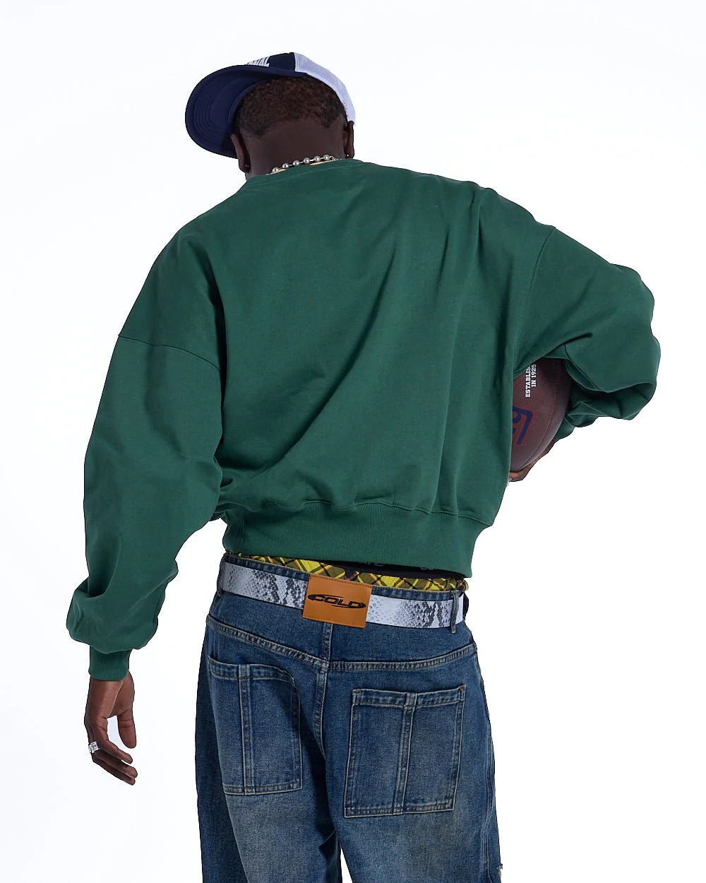 HARPER CREWNECK GREEN & YELLOW - Image 4