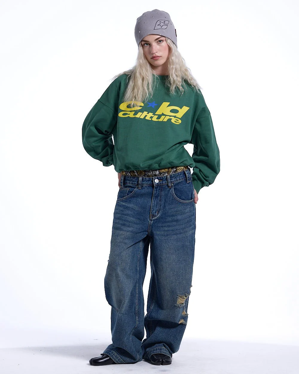 HARPER CREWNECK GREEN & YELLOW - Image 5