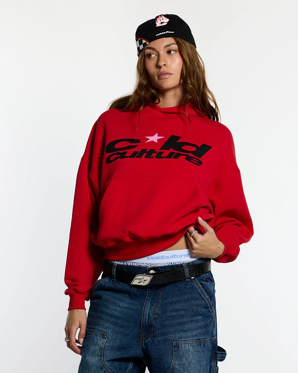 HARPER HOODIE OFF RED - Image 5