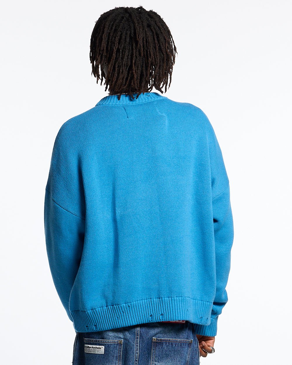 HARPER KNIT BLUE & WHITE - Image 4