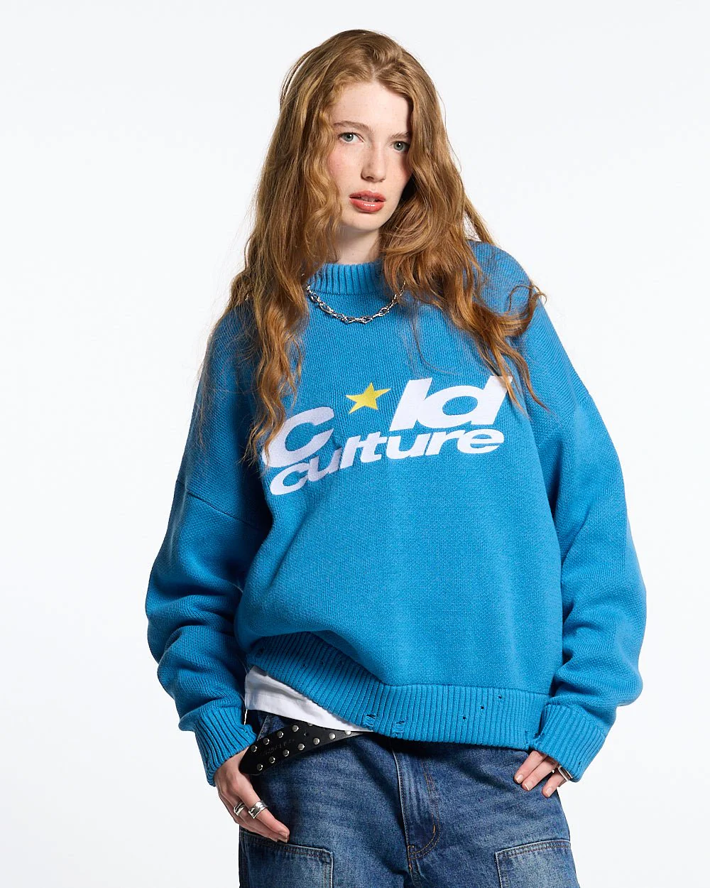 HARPER KNIT BLUE & WHITE - Image 5