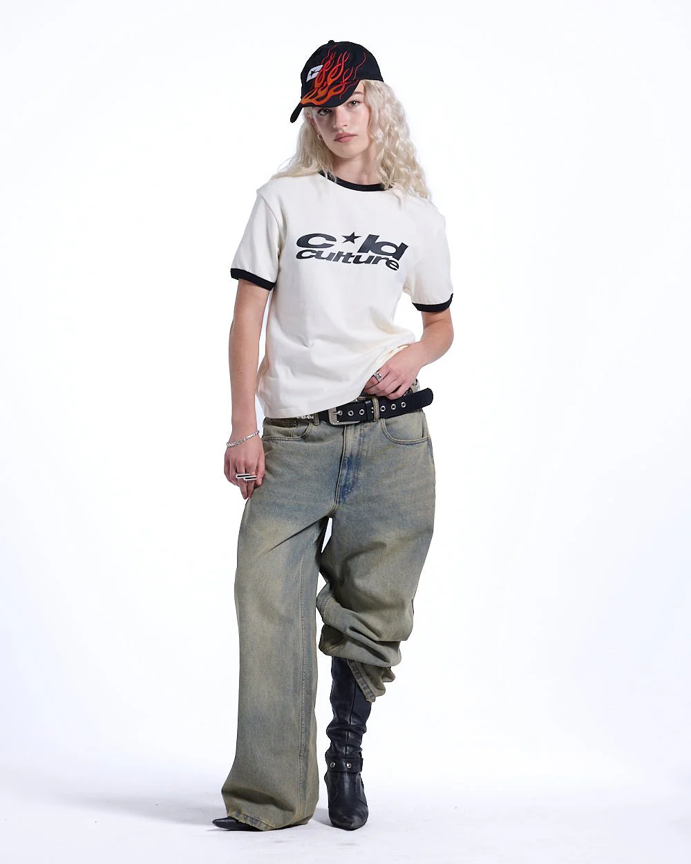 HARPER TEE WHITE AND BLACK - Image 4