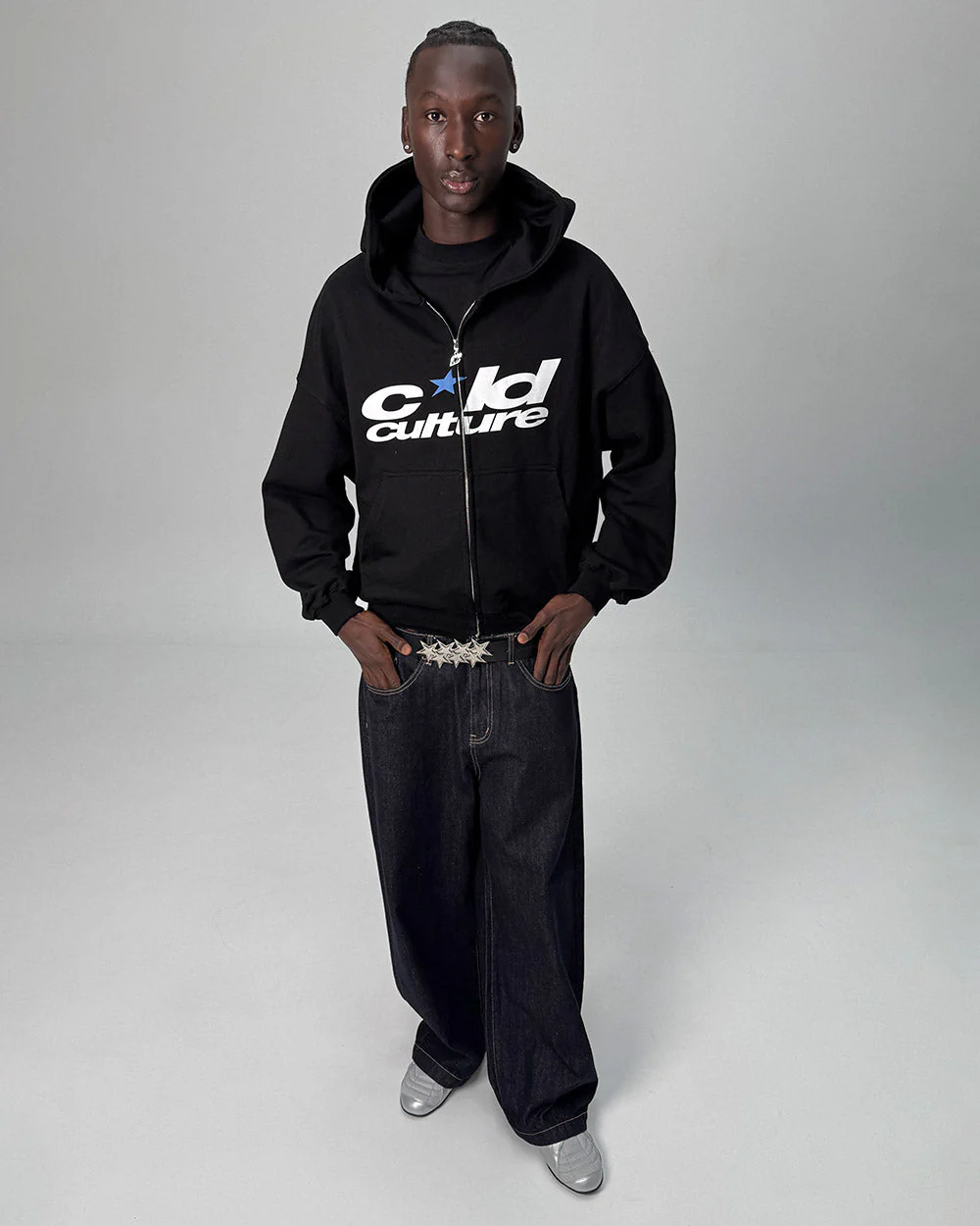 HARPER ZIP HOODIE BLACK - Image 7