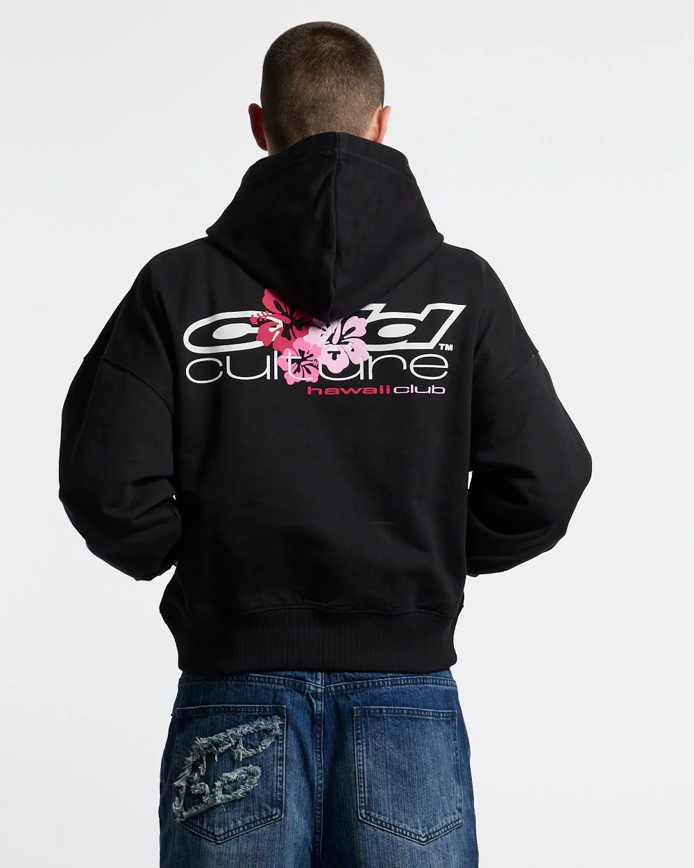 HAWAII CLUB HOODIE BLACK - Image 2