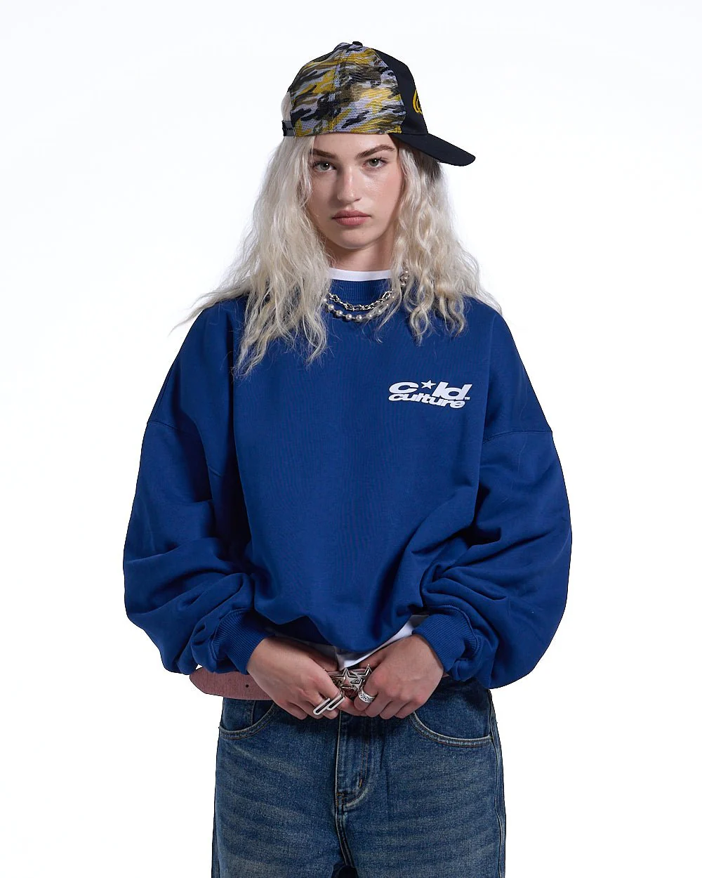 HEART ASHTRAY CREWNECK DARK BLUE - Image 7