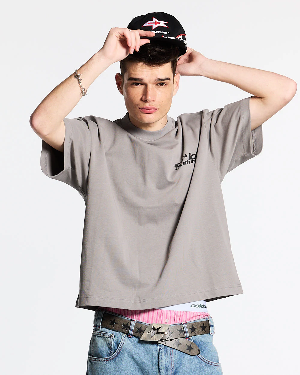 HEART ASHTRAY TEE FROST GREY - Image 4