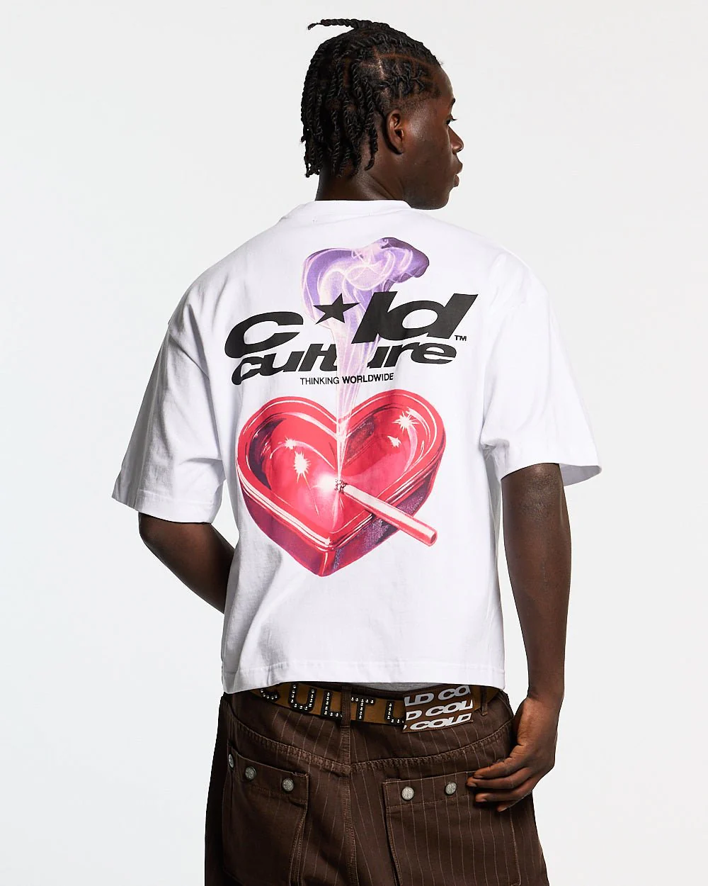 HEART ASHTRAY TEE WHITE - Image 2