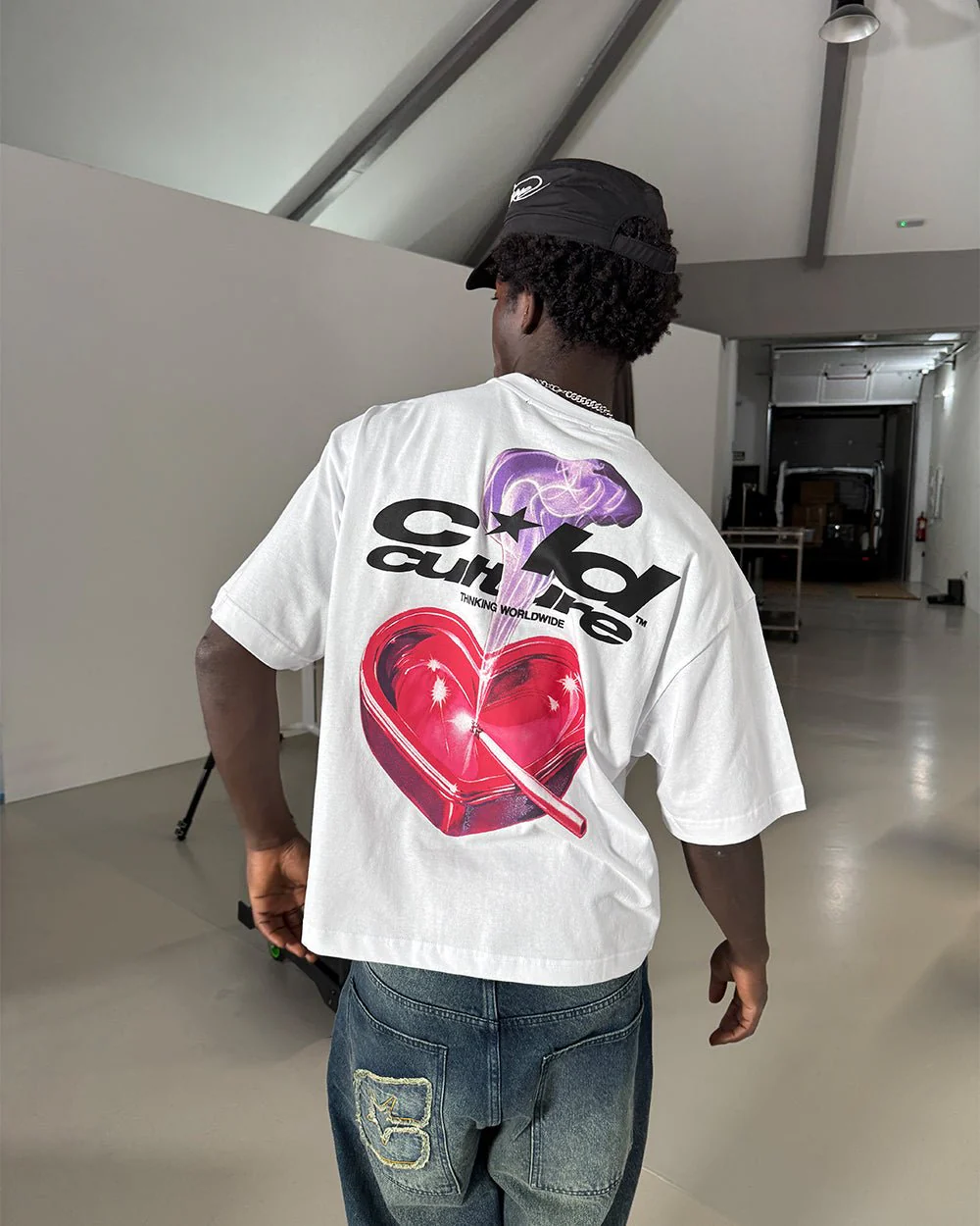 HEART ASHTRAY TEE WHITE - Image 5