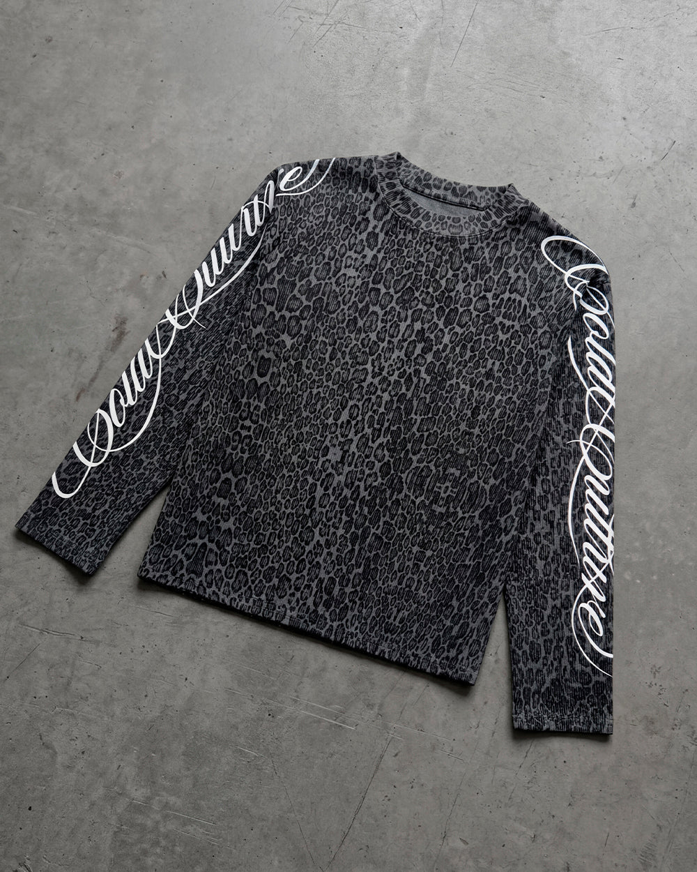 HIDDEN CHEETAH LONGSLEEVE DARK GREY - Image 7