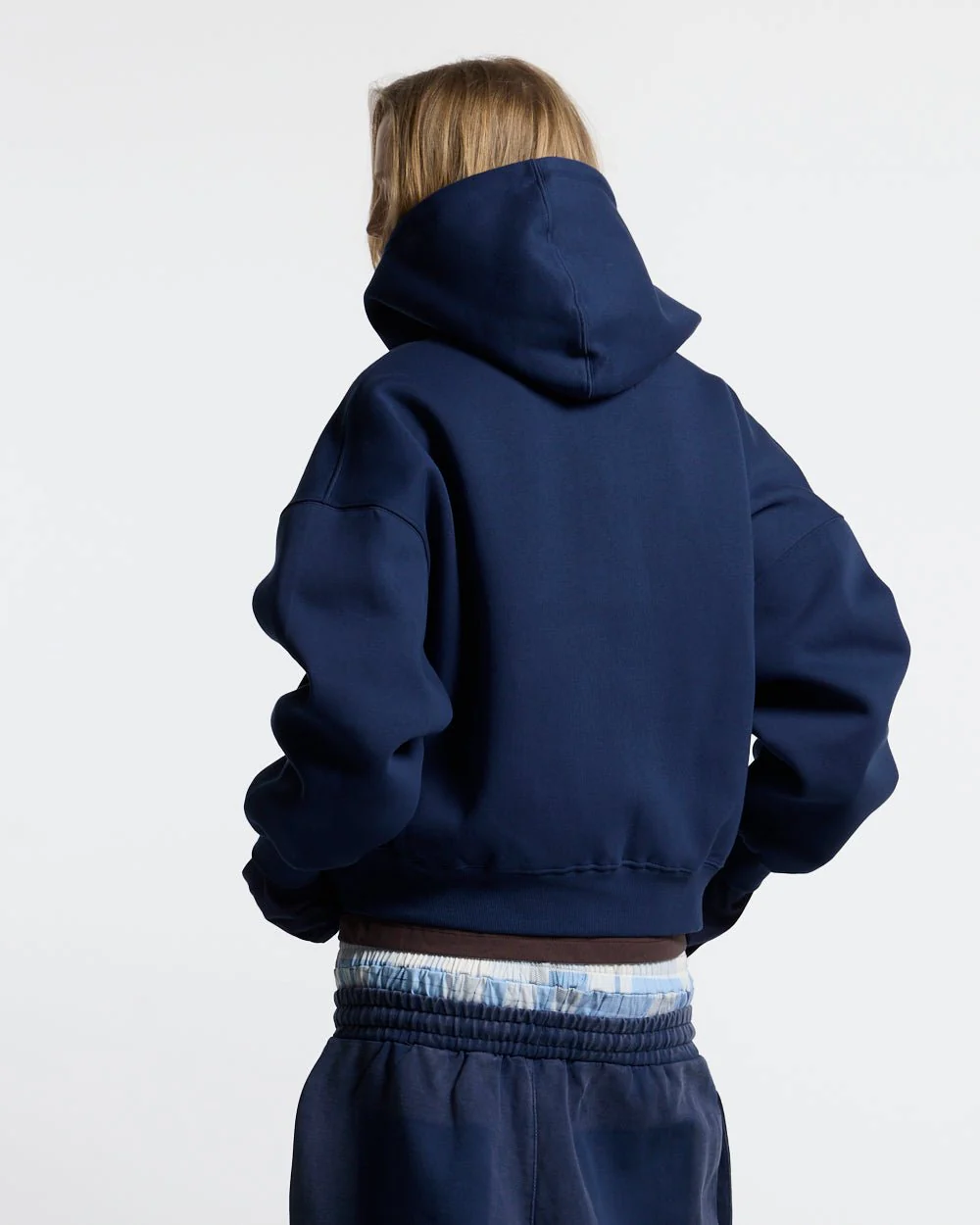 HIDE AND SEEK ZIP HOODIE NAVY - Image 7