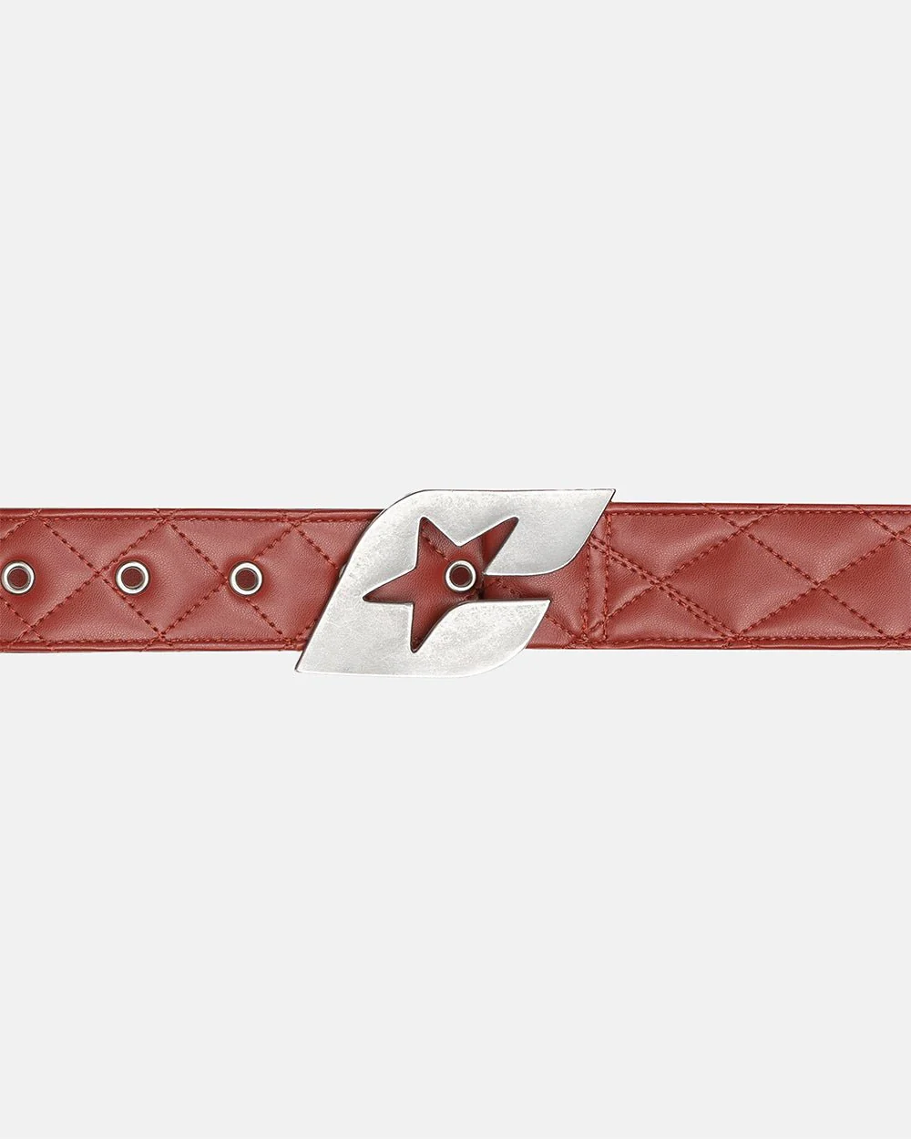 HIGH CLASS LEATHER BELT RED - Image 3
