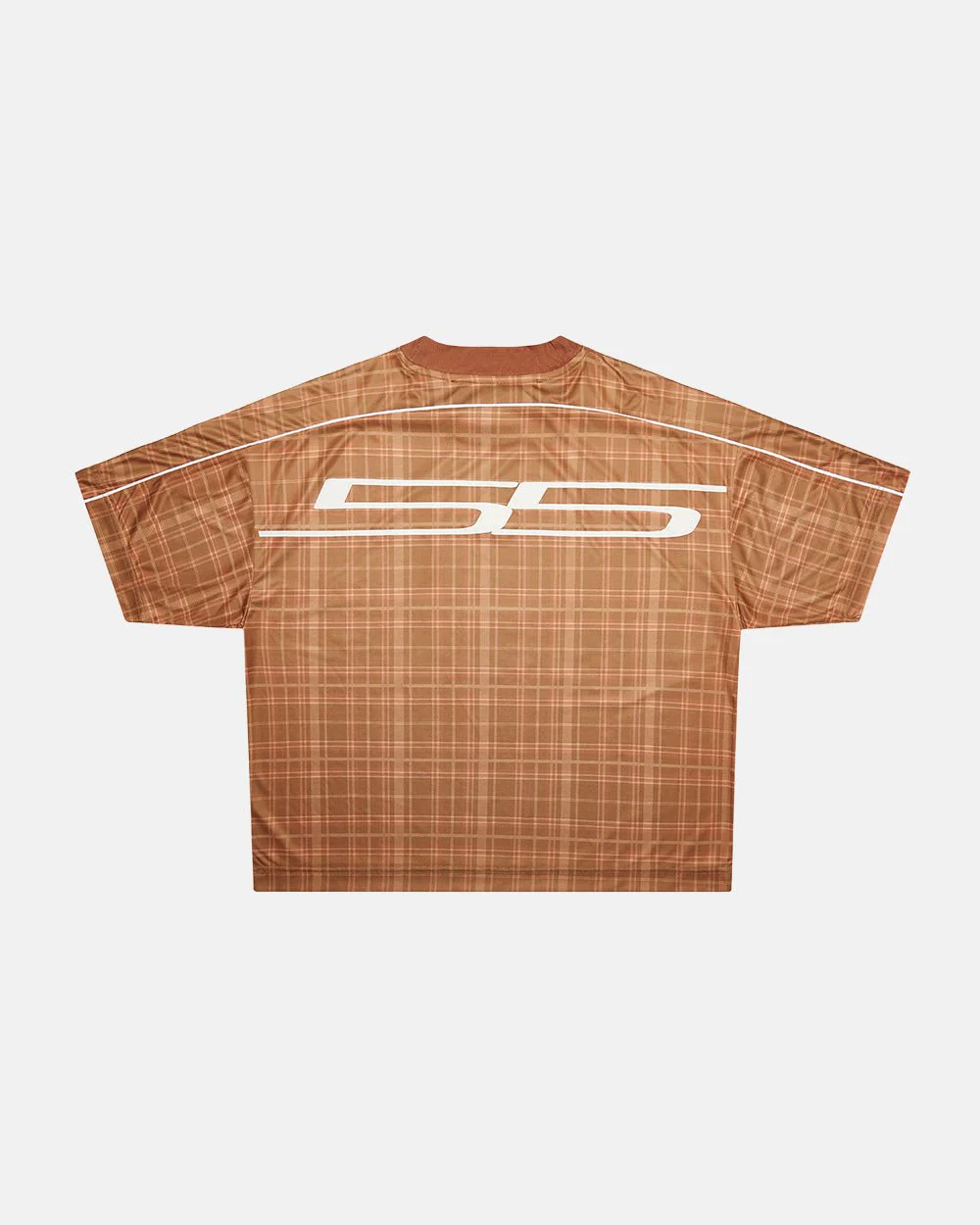 HIGHLANDS PLAID TEE BEIGE - Image 3