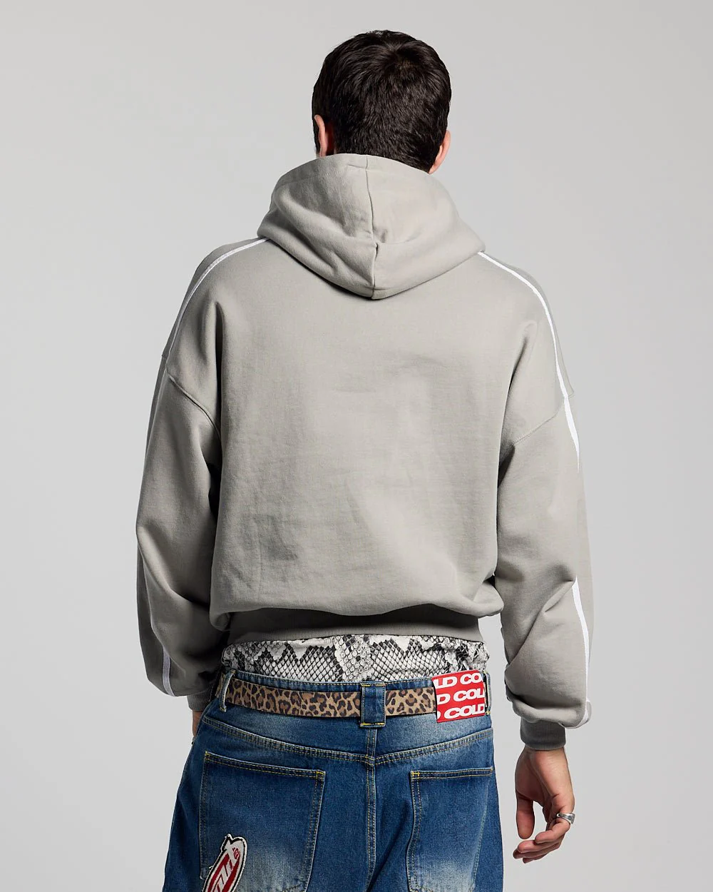 HIT THE TARGET HOODIE GREY - Image 4