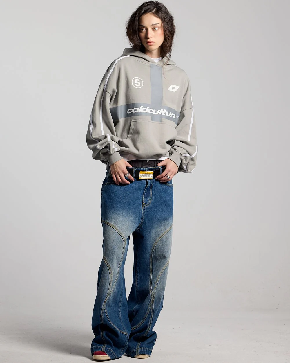 HIT THE TARGET HOODIE GREY - Image 5