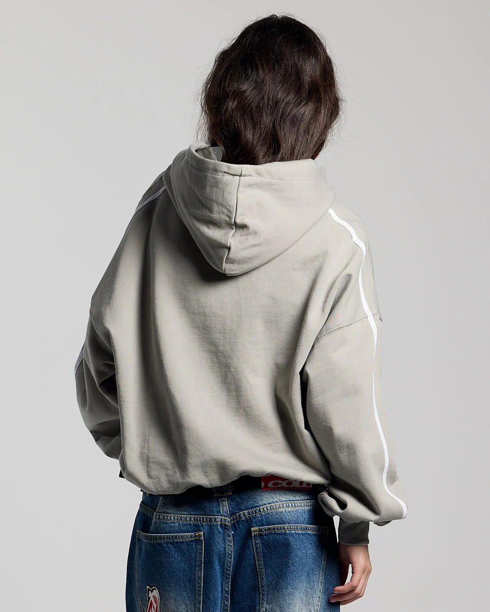 HIT THE TARGET HOODIE GREY - Image 6