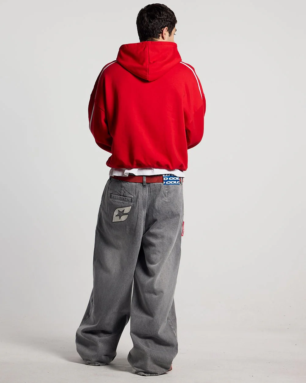 HIT THE TARGET HOODIE RED - Image 4