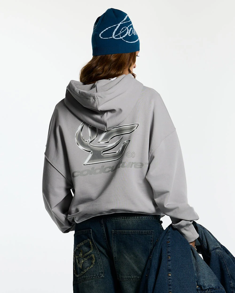 HYPERCHROME HOODIE PEARL GREY - Image 5
