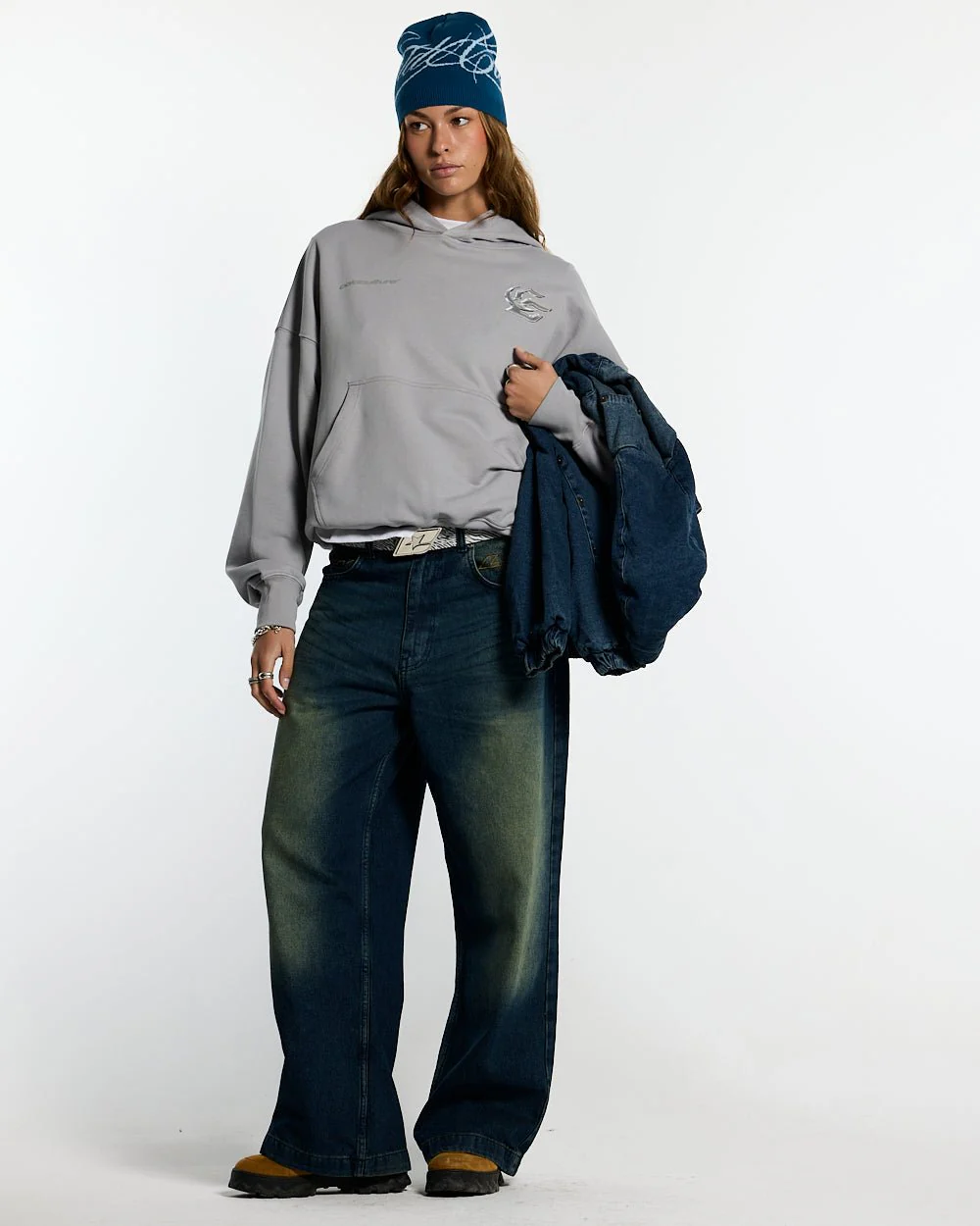 HYPERCHROME HOODIE PEARL GREY - Image 6
