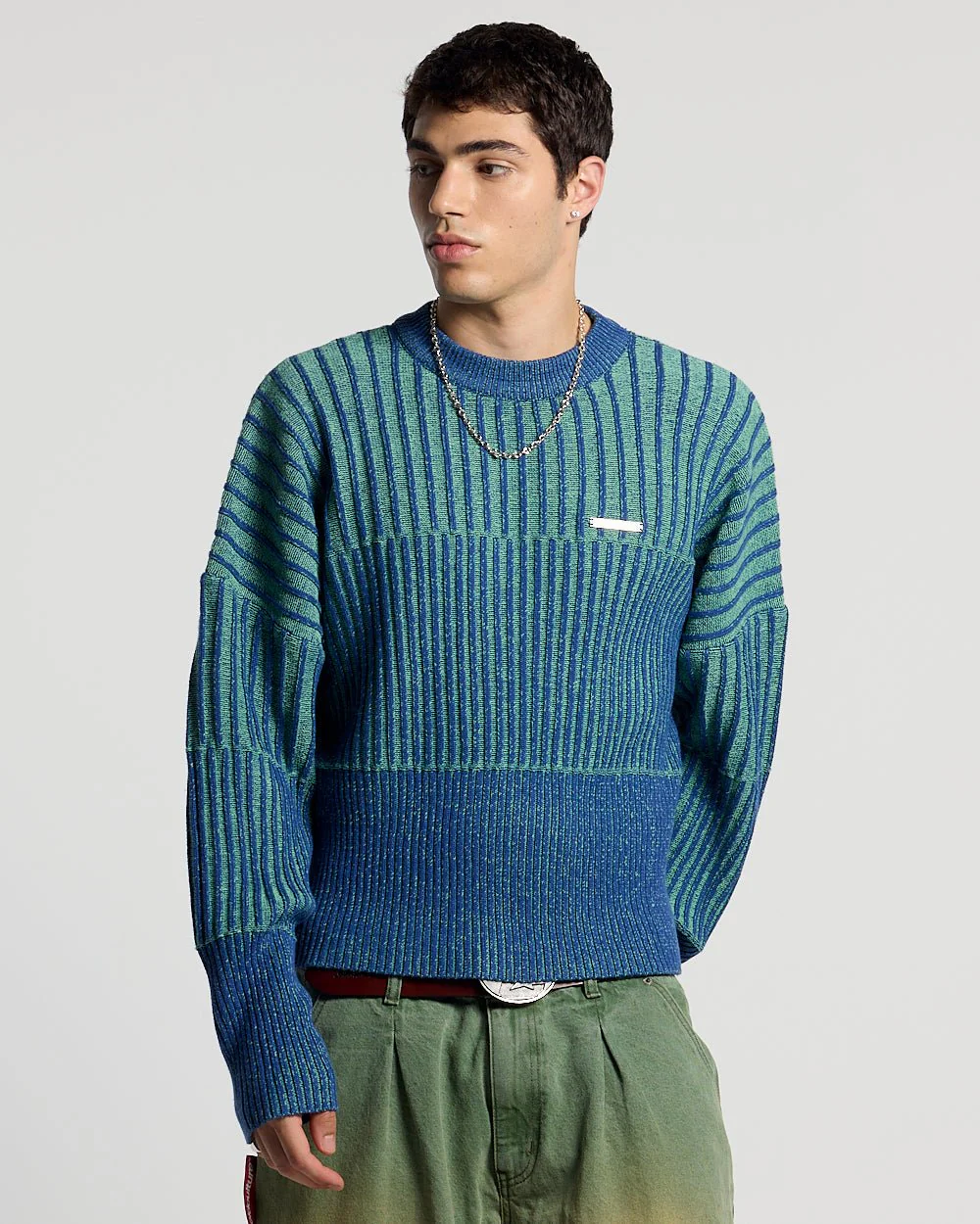 HYPERLINES KNIT BLUE & GREEN - Image 3
