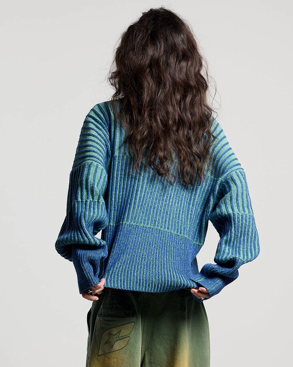 HYPERLINES KNIT BLUE & GREEN - Image 6