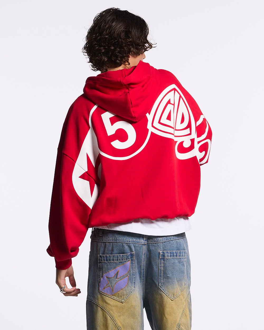 ICONIC COLD HOODIE RED - Image 2