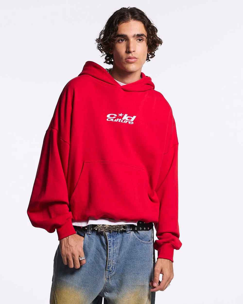 ICONIC COLD HOODIE RED - Image 4