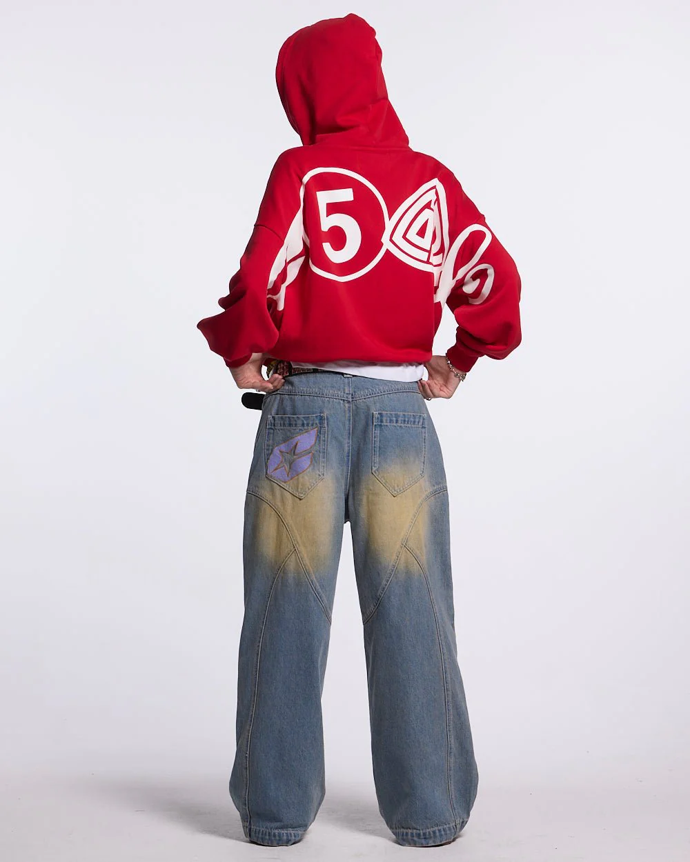 ICONIC COLD HOODIE RED - Image 5
