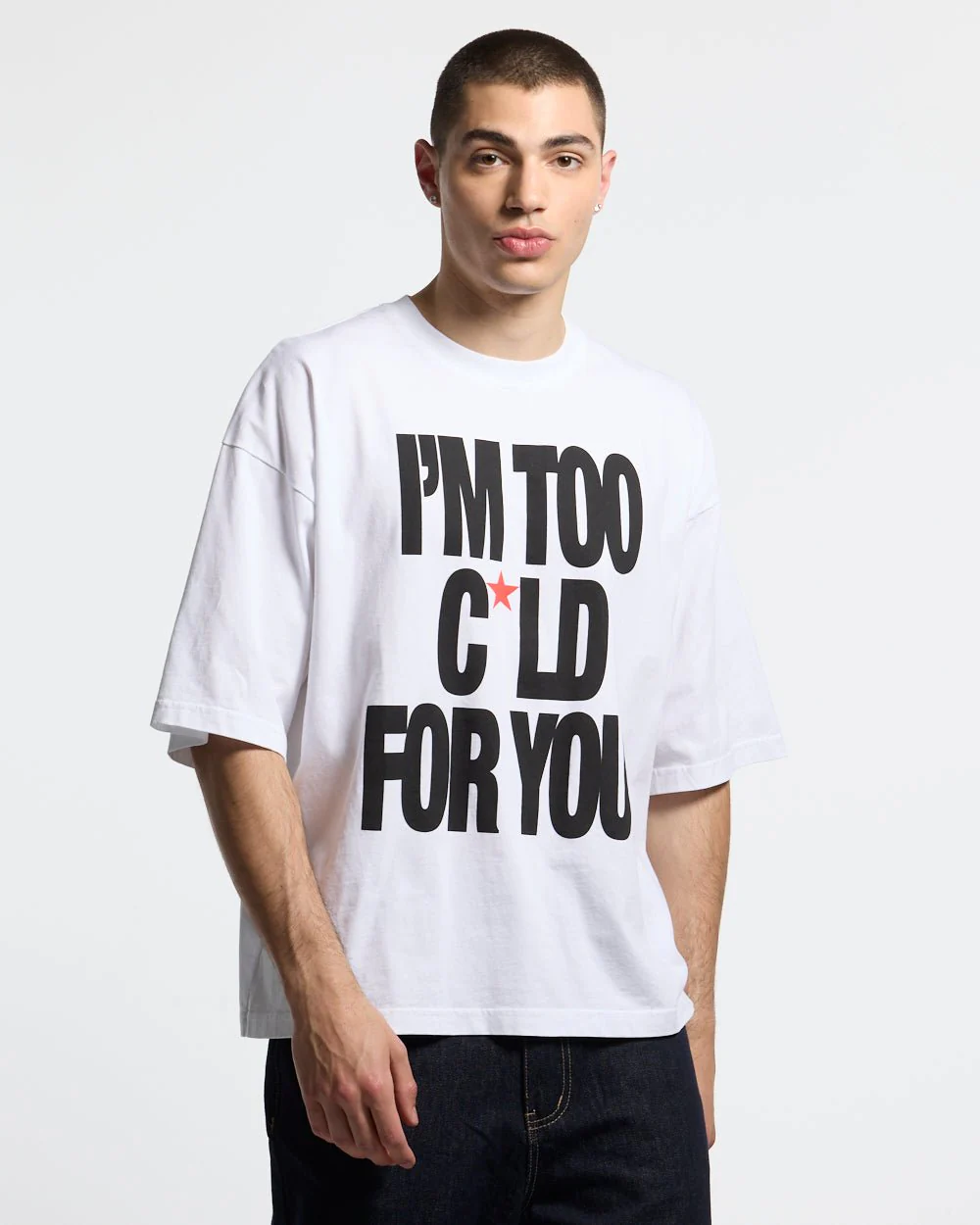 IM TOO COLD TEE WHITE - Image 2