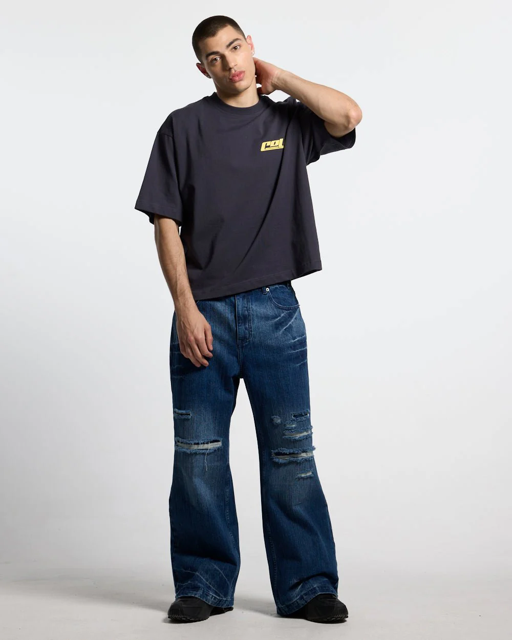 JET SKI TEE DARK GREY - Image 4