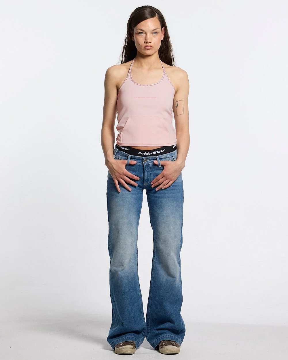 KANGAROO TANK TOP BABY PINK - Image 5