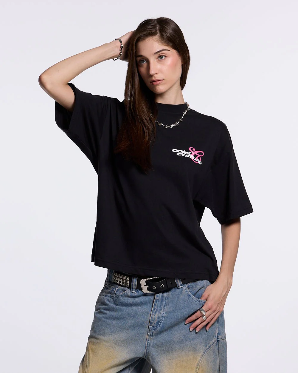 KISS THE BUNNY TEE BLACK - Image 6