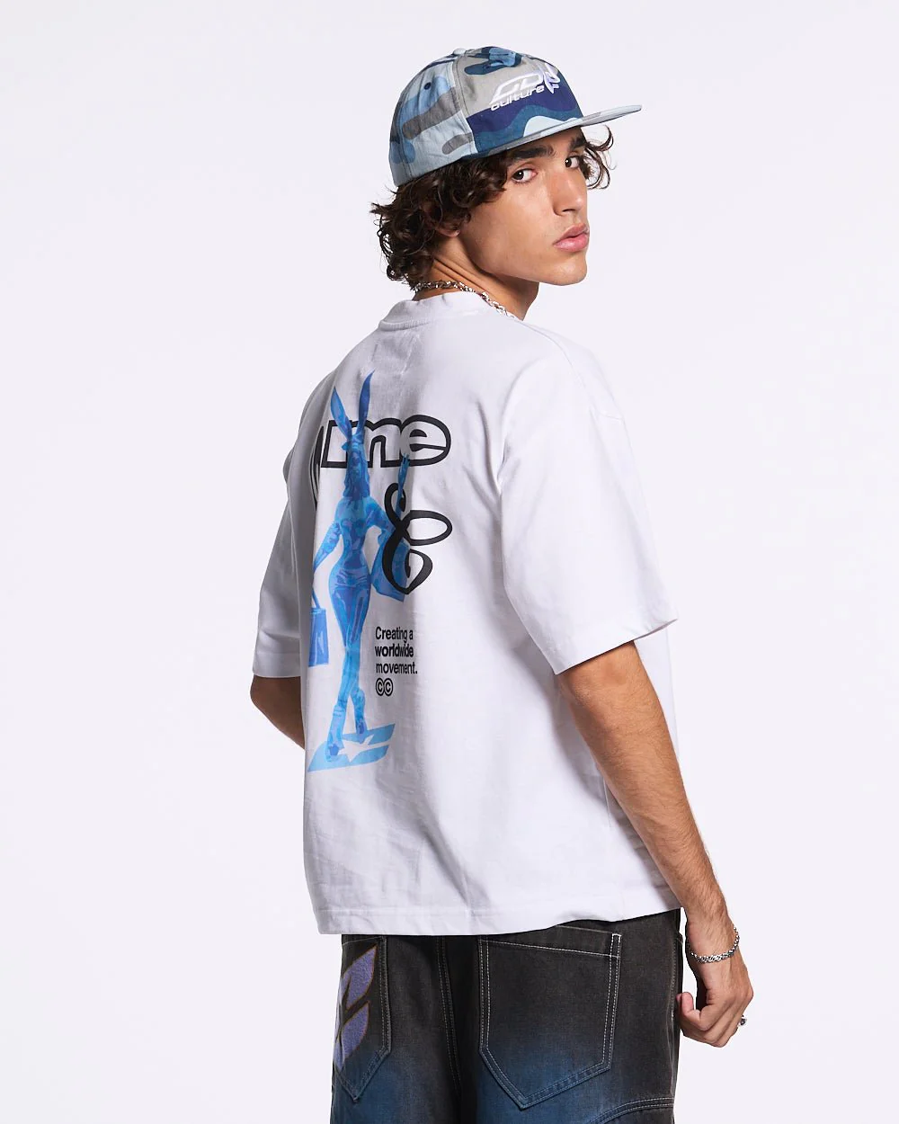 KISS THE BUNNY TEE WHITE - Image 2