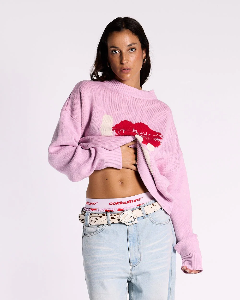 KISSES AND DOLLAR KNIT PINK - Image 4