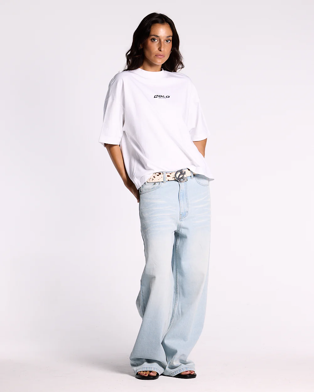 KISSES AND DOLLARS PANTS BLUE DENIM - Image 6