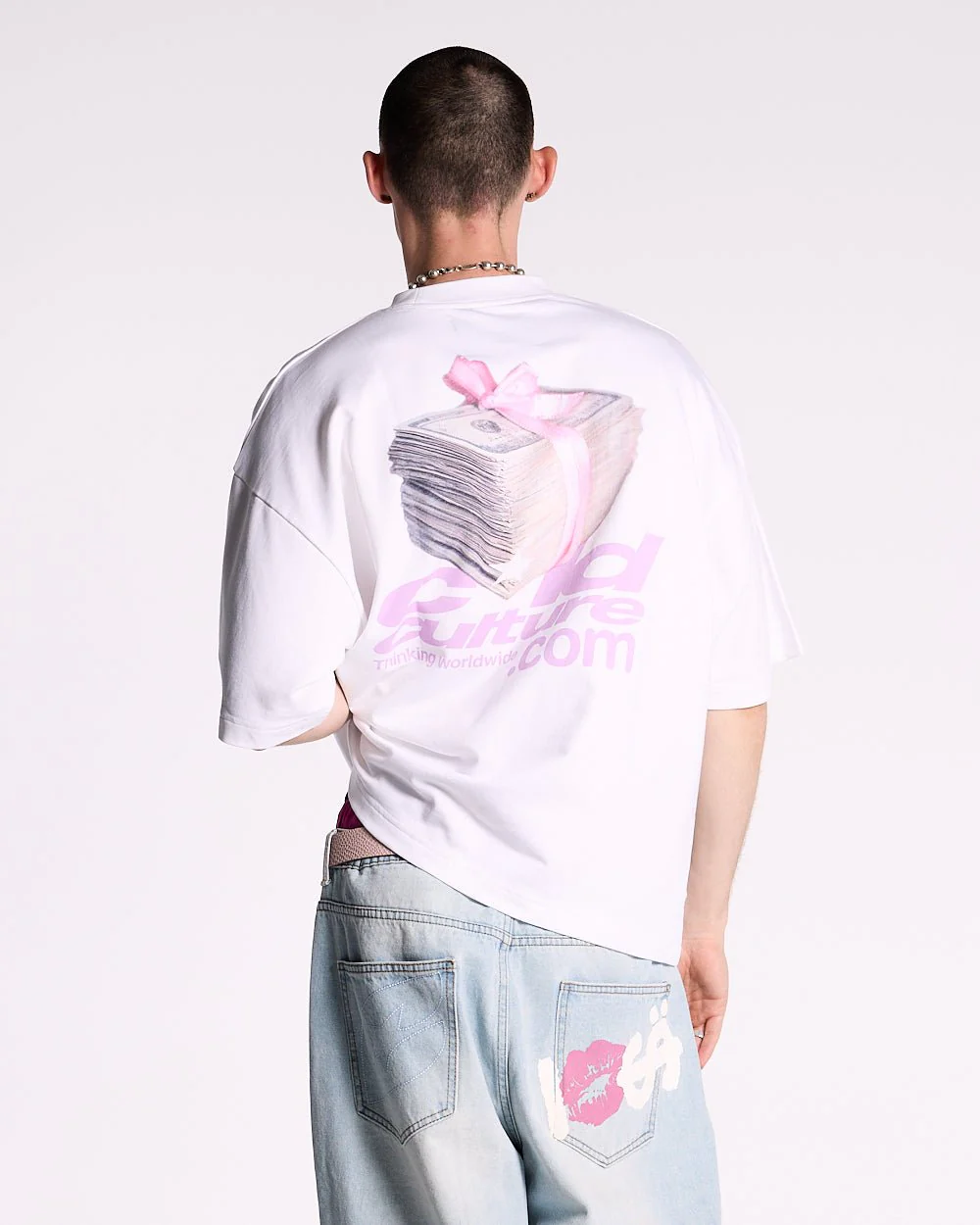 LACE UP TEE WHITE - Image 2