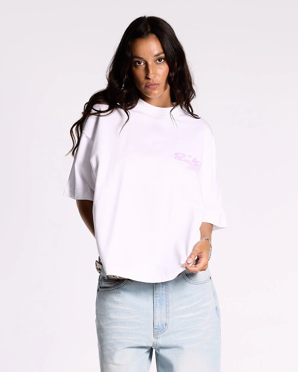 LACE UP TEE WHITE - Image 6
