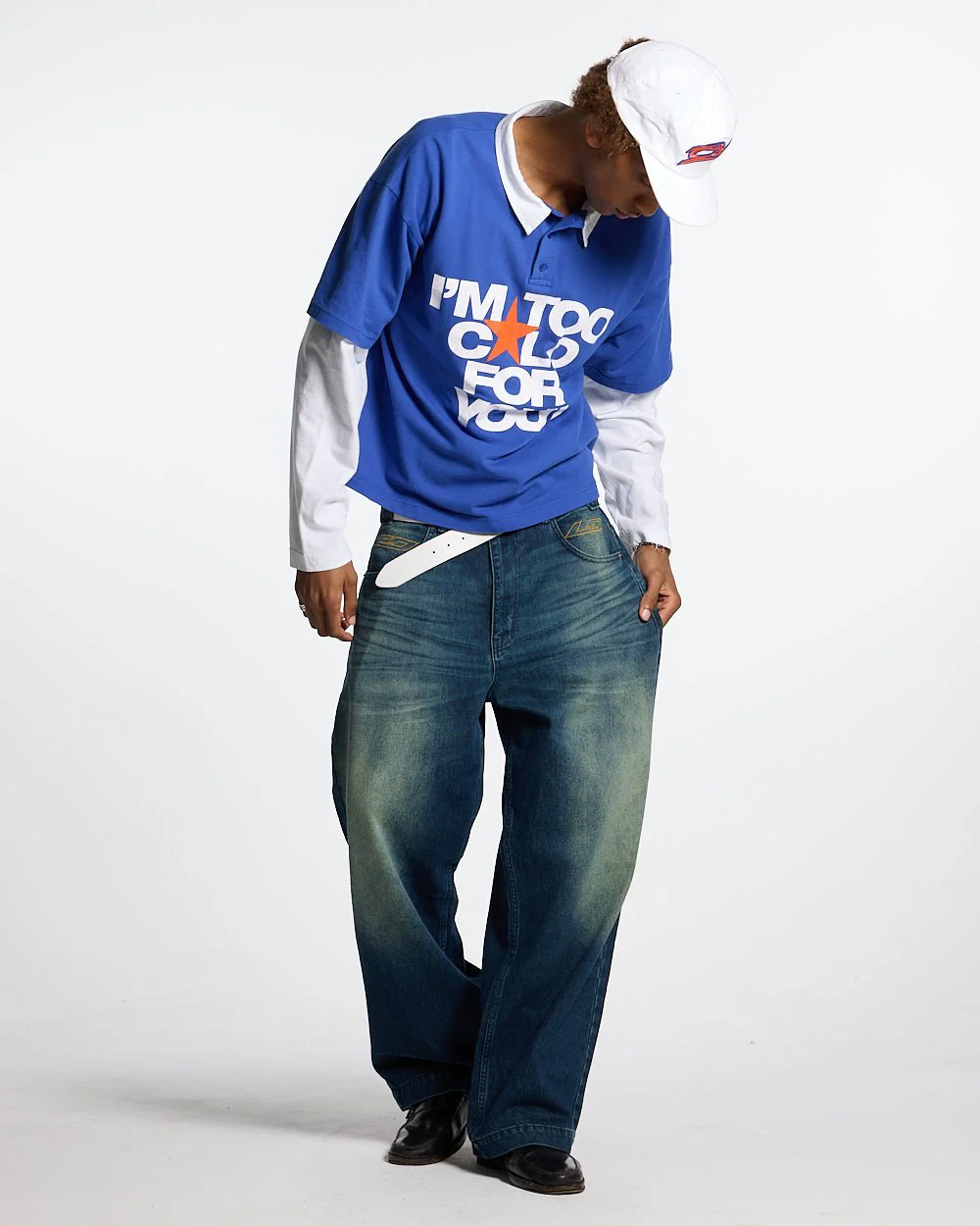 LAX LONGSLEEVE POLO INTENSE BLUE - Image 4