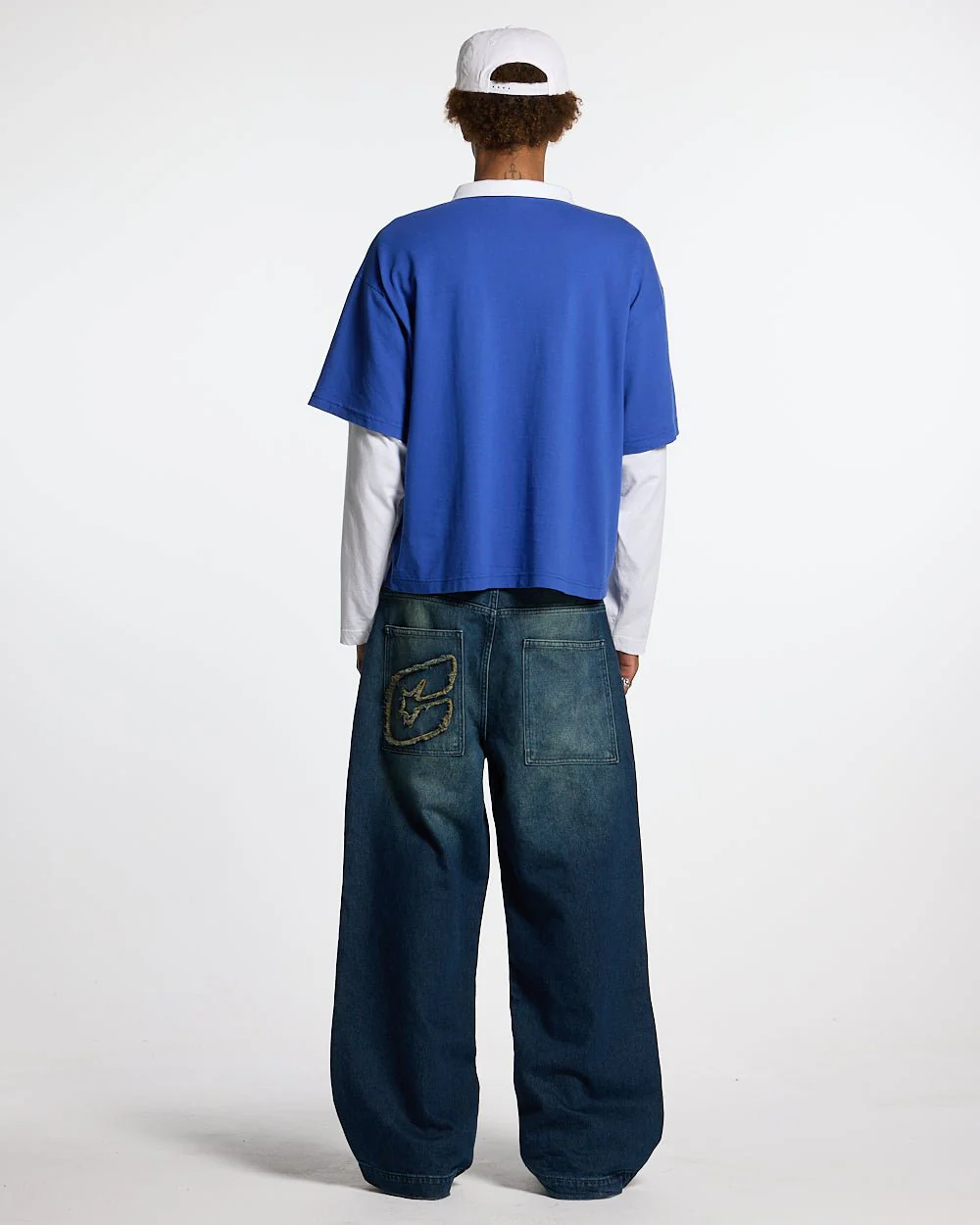 LAX LONGSLEEVE POLO INTENSE BLUE - Image 5