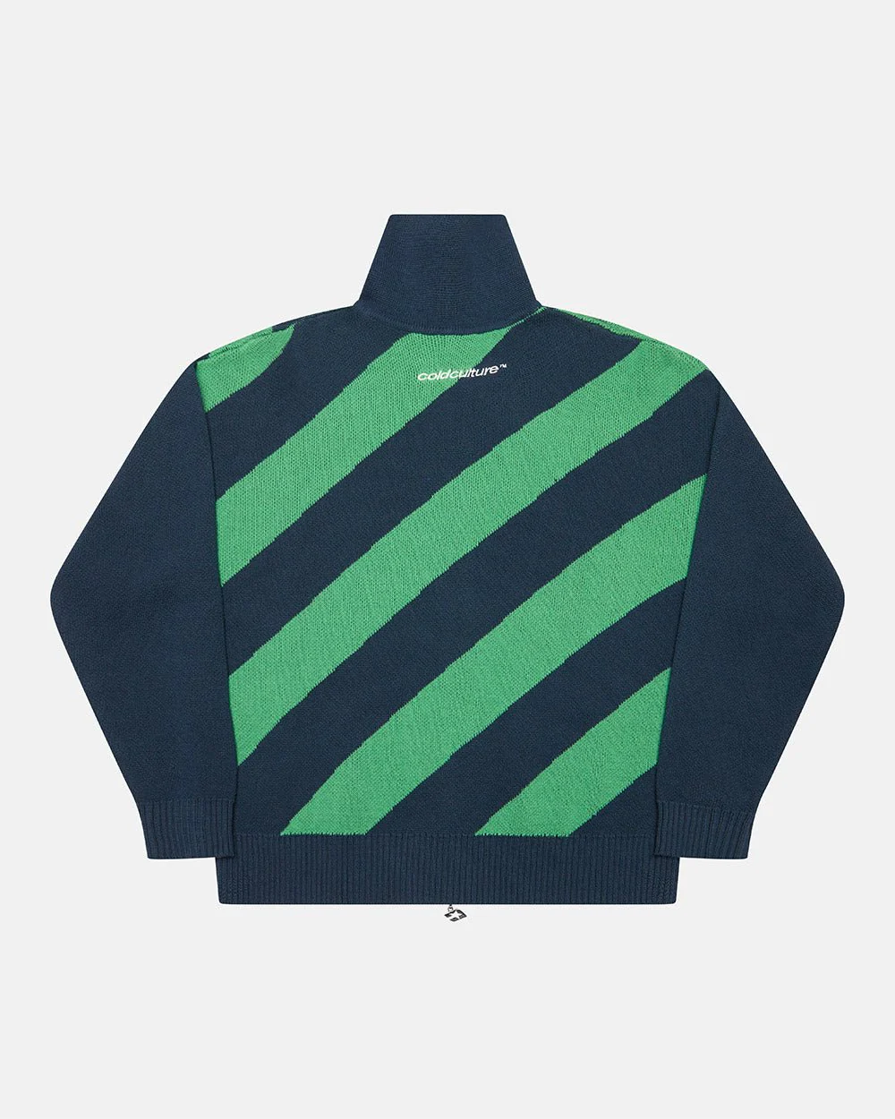 LINES FUSION KNIT GREEN & BLUE - Image 2