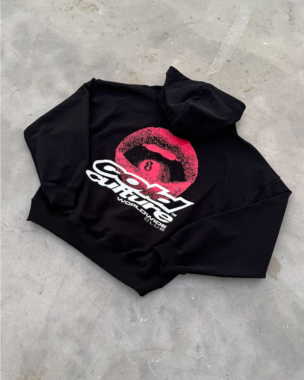 LIP COMBO HOODIE BLACK - Image 7