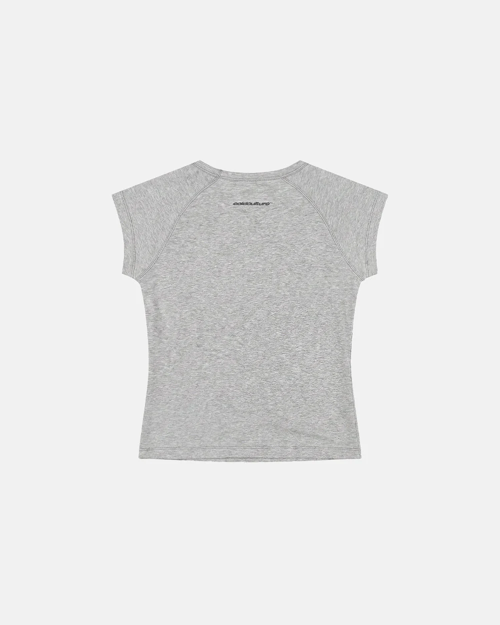 LITTLE BABY TEE HEATHER GREY - Image 4