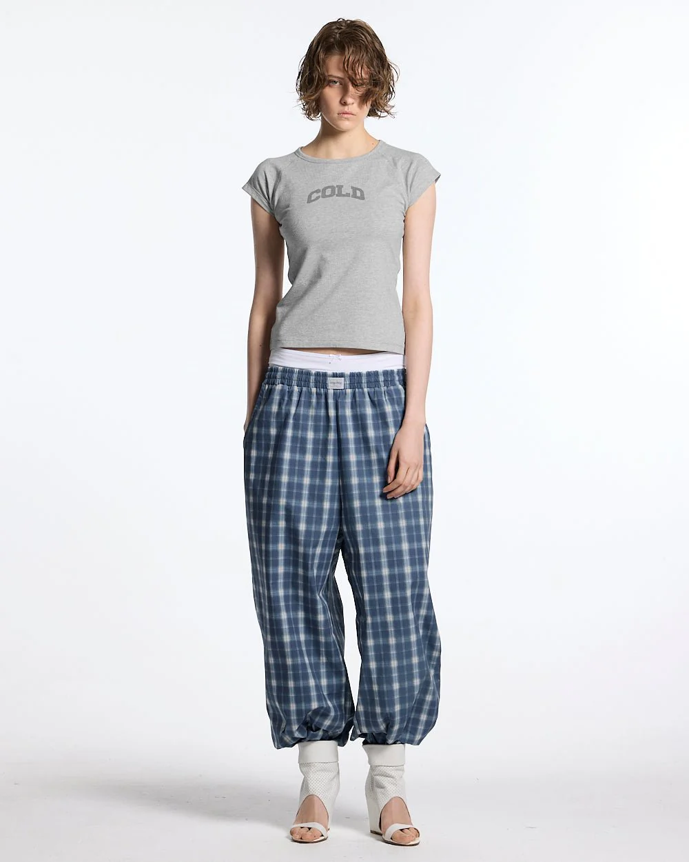 LITTLE BABY TEE HEATHER GREY - Image 5