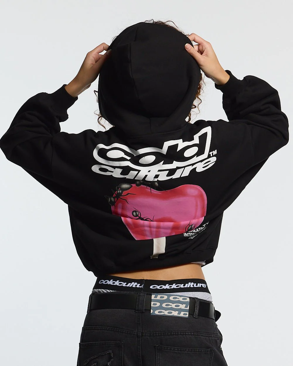 LOLLIPOP ZIP HOODIE BLACK - Image 6