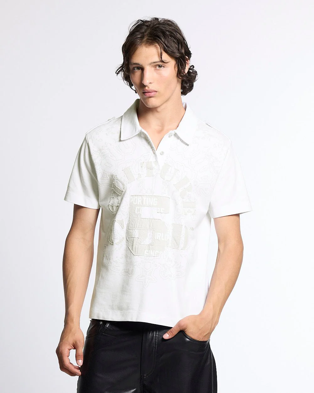 LOOPING POLO WHITE