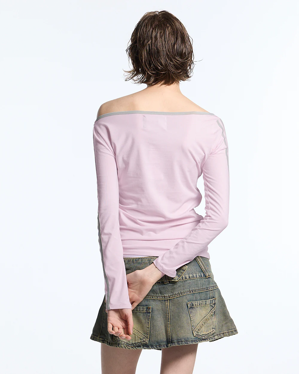 LUSH LONGSLEEVE TEE BABY PINK - Image 3