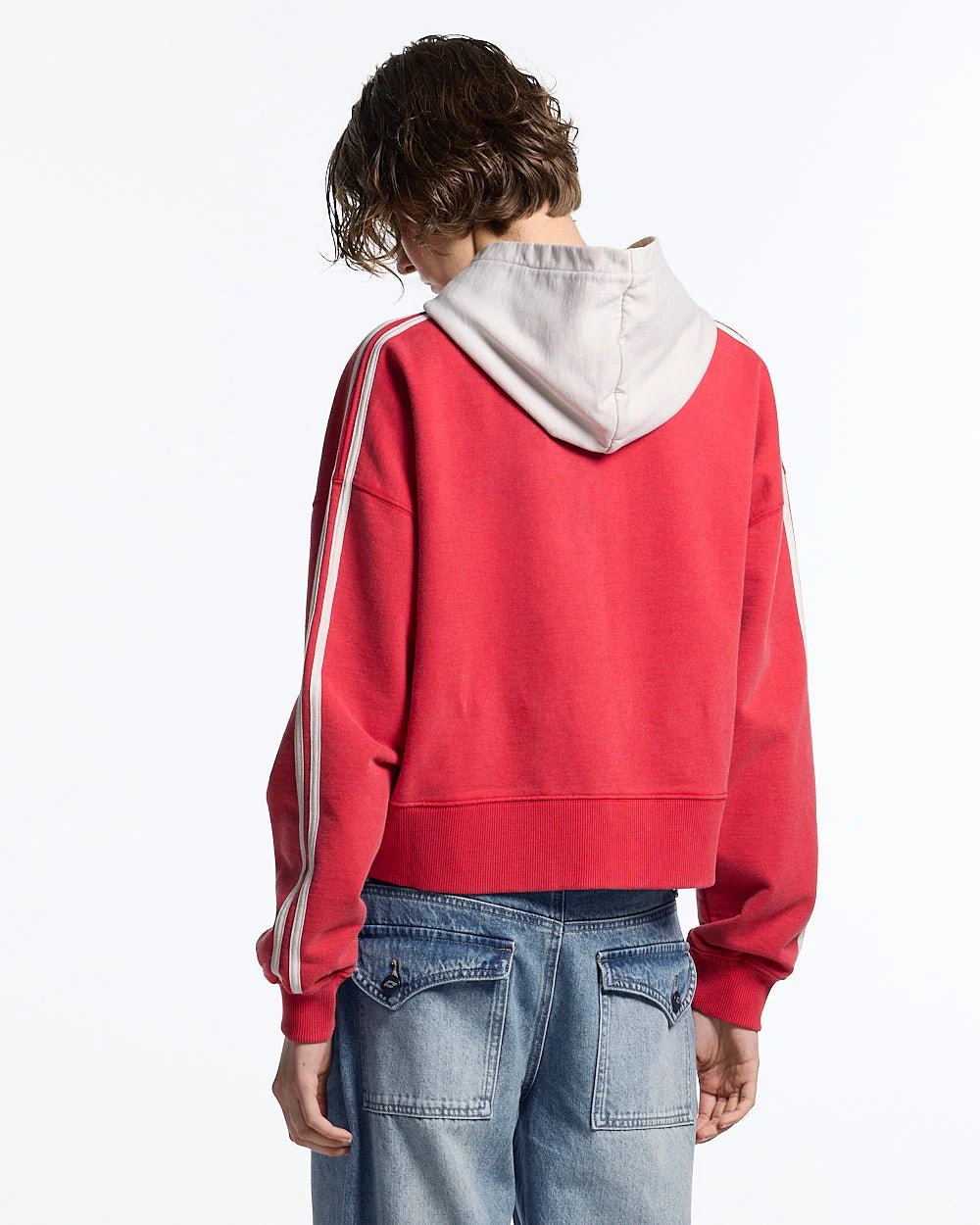 LUSH ZIP HOODIE RED - Image 3