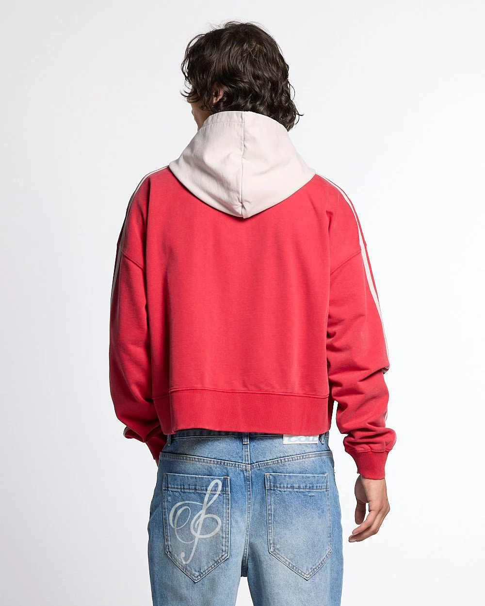 LUSH ZIP HOODIE RED - Image 8