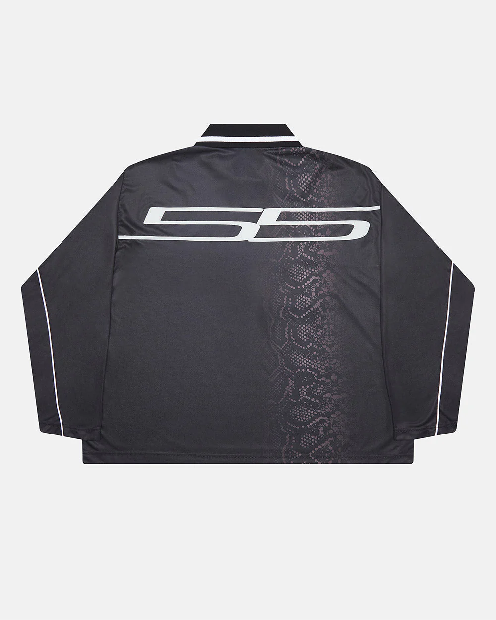 MAMBA SNAKE LONGSLEEVE POLO BLACK - Image 3